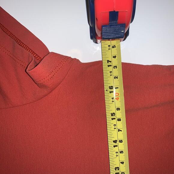 Woman’s Orange Shirt Top - Picture 7 of 9